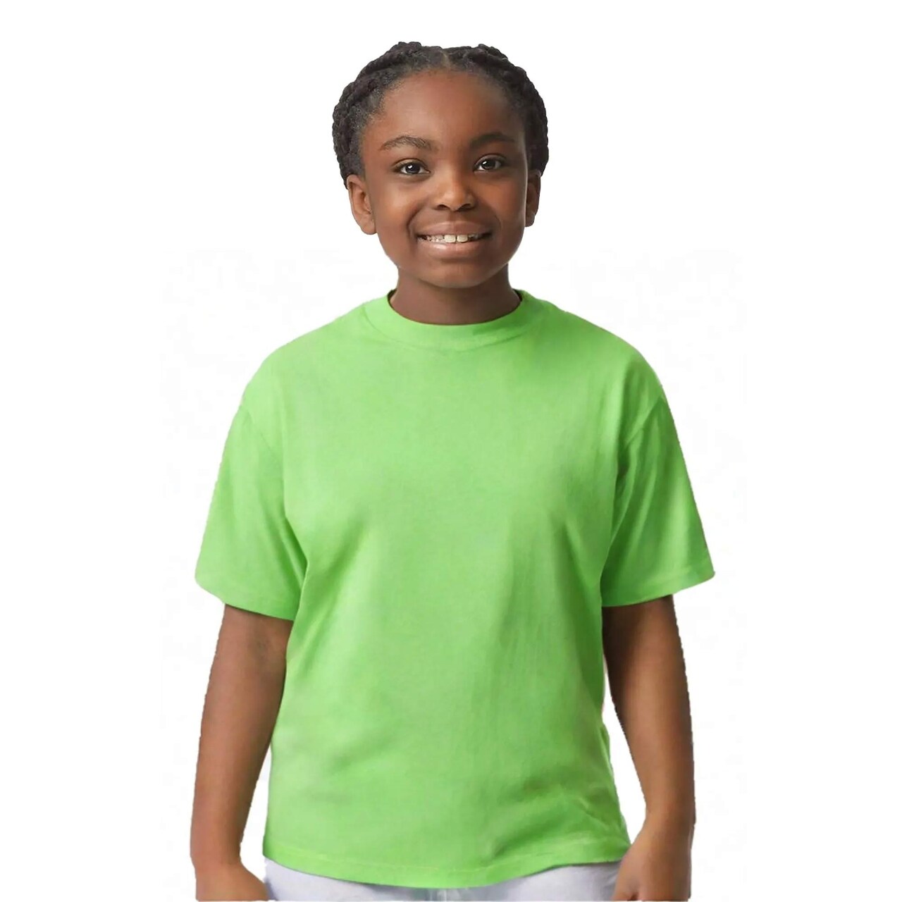 12 Pack Gildan Youth Ultra Cotton Short Sleeve Crewneck T-Shirt Bulk Kids Blank Tees for School, Sports & Custom Printing
